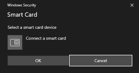 select a smart card device error windows 10|smart card not detected.